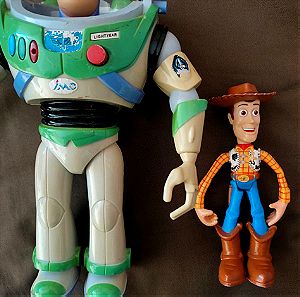 Toy Story Buzz & Woody The Cowboy Πακετο 2 φιγουρες