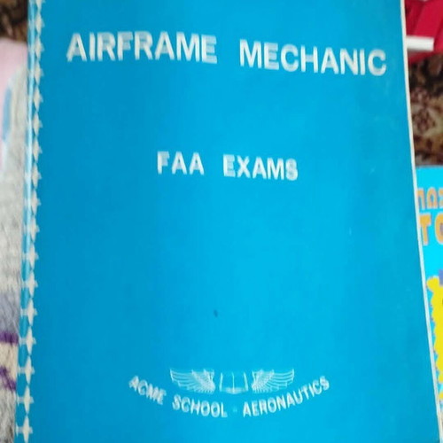 Airframe Mechanic FAA Exams book used, paperback 1986