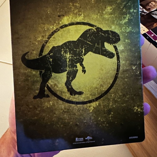 Jurassic Park 4K Blu-ray steelbook like new, fantasy action adventure