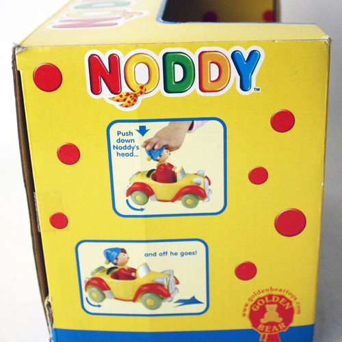 Noddy Push N' Go Car Golden Bear new