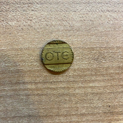 Telephone coin OTE 1966 used