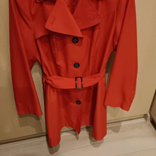 Marks and Spencer trench coat like new, red with belt