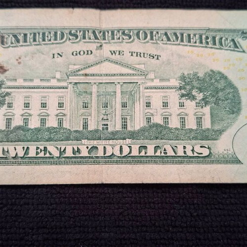American dollars used 20 dollars 20013