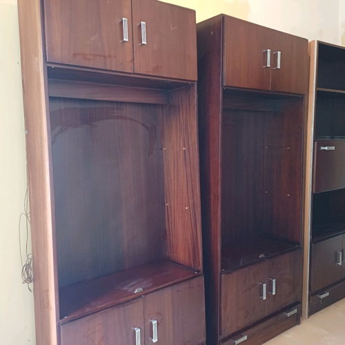 Living room unit used, 4 parts, wenge color