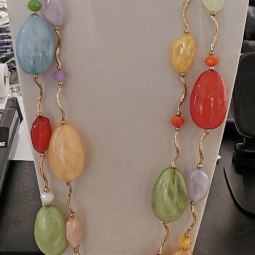 Women's necklace new multicolored