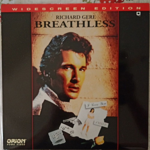 Breathless 1983 LaserDisc like new, action