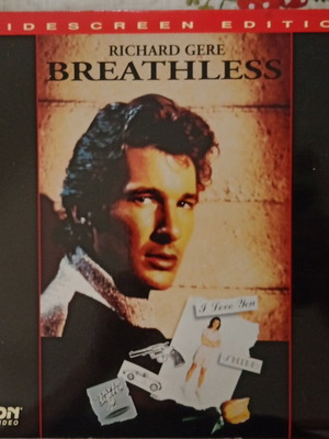 Breathless 1983 LaserDisc like new, action