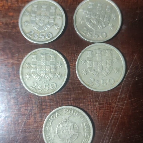 Portugal coins like new, old, set of 8 pieces