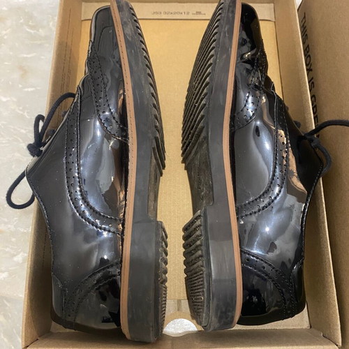 Clarks leather shoes used, size 37, black