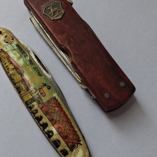 Collectible retro multitools used, set of two