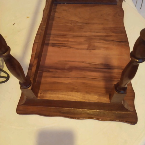 Vintage table used, 55×35 cm, height 54 cm