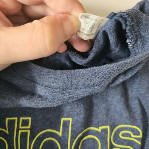 Adidas t-shirt μπλε μεταχειρισμένο, αγόρι 3-4 ετών 98-104 cm