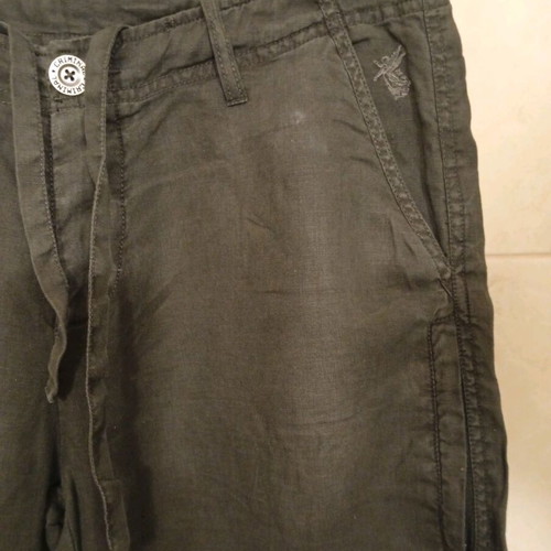 Linen black pants, Criminal clothing