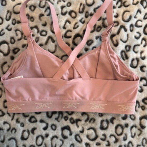 Reebok sport bra new, pink, size S