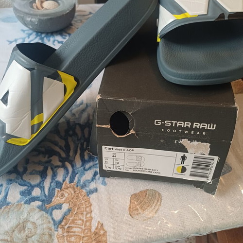 G-Star Raw Pool Slides like new, size 44, grey