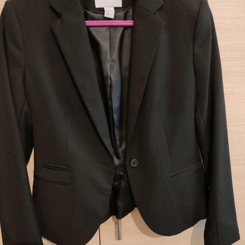 H&M women's jacket black like new, size 40