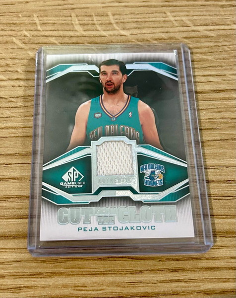 Κάρτα με Patch Peja Stojakovic New Orleans Hornets NBA Upper Deck 2007-08 ΠΑΟΚ
