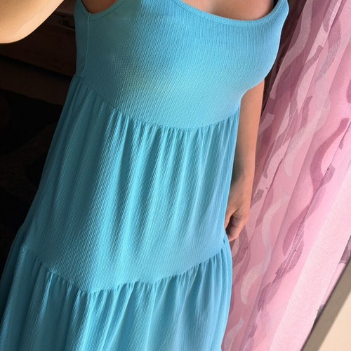 Maxi turquoise dress Primark like new, size 40/42