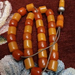 Mastic Worry Beads used with silver elements