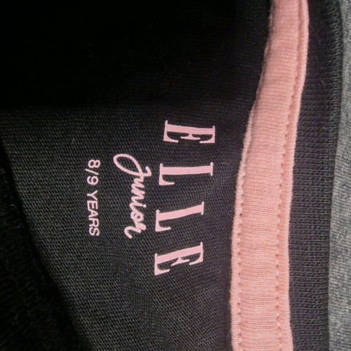 Elle long sleeve blouse new, size 8-9 years, black