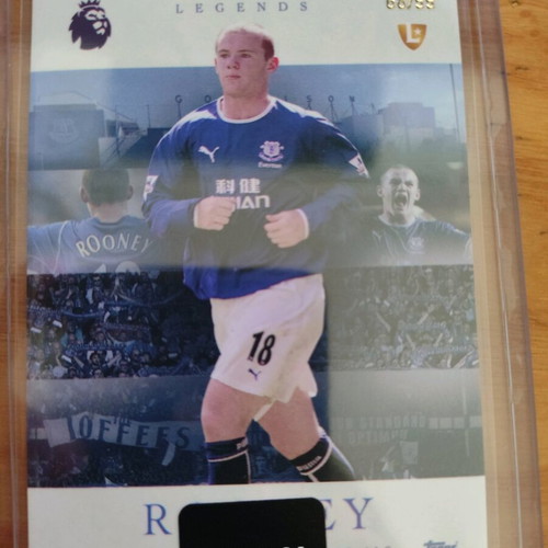 Topps Total Football Wayne Rooney Legend card like new /99
