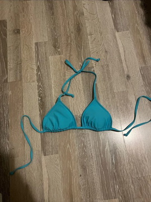 H&M bikini top, turquoise, size S