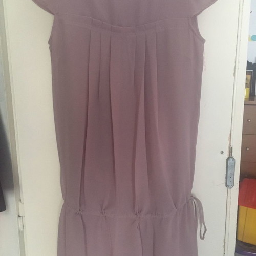La Redoute romantic short dress used, dusty pink, size S