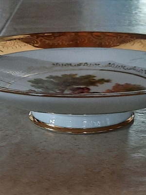 Vintage porcelain serving bowl Furstenberg Germany used
