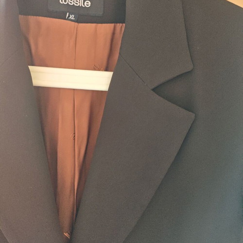 Lussile women's jacket used, dark brown, medium fit, size XL