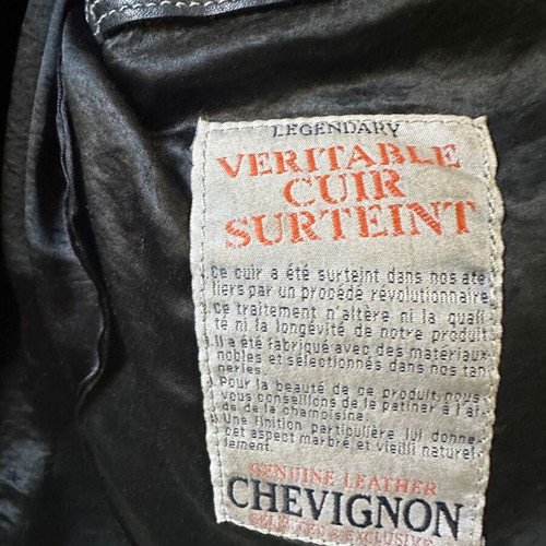 Chevignon Legendary leather jacket used, vintage, unisex