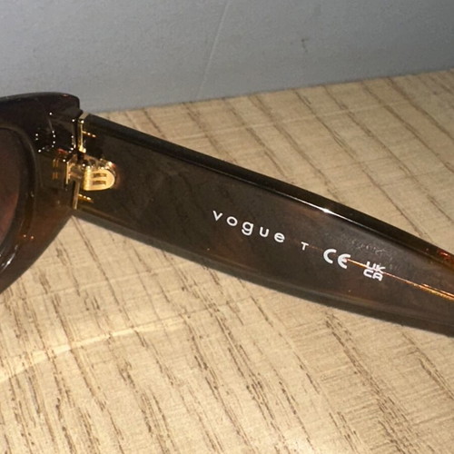 Vogue sunglasses like new, black and brown, with case