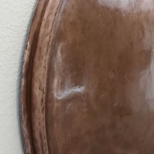 Copper shallow tray used (sini)