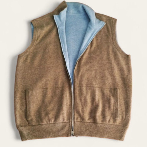 Dalmine double-sided wool vest size L like new