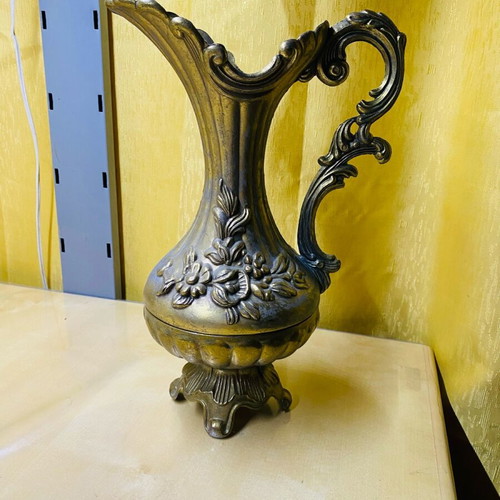Bronze amphora old used