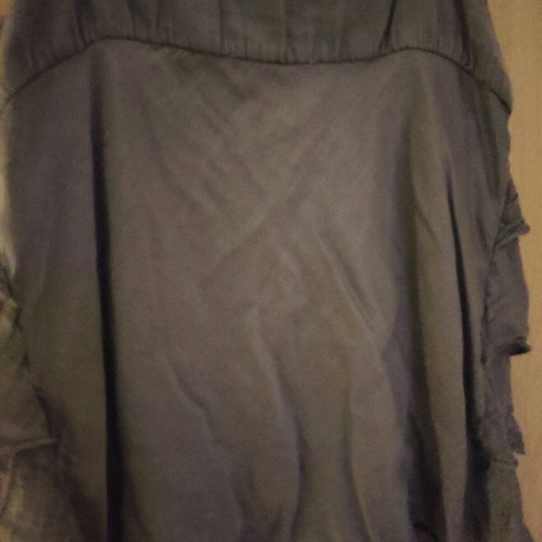 Blouse used with ruffles purple, size S