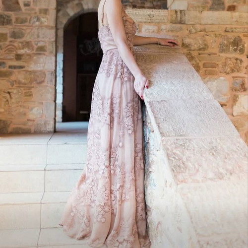Le Vertige long dress like new, beige, size M