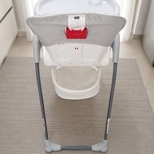 Lorelli Dulce Cool Grey Leather Highchair like new with adjustable height