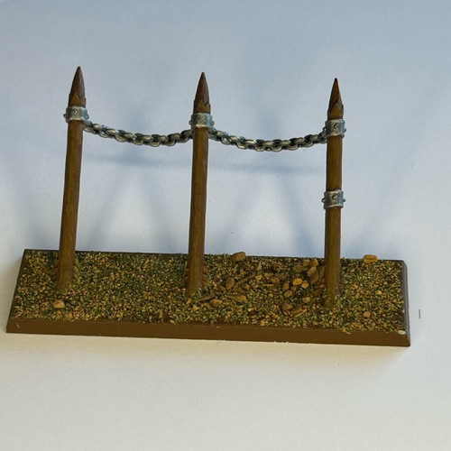 Games Workshop Warhammer Bretonnian Archers Defence Spikes used
