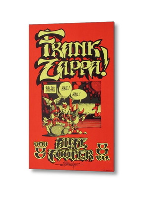 Frank Zappa and Alice Cooper poster new, concert, 20x30 cm