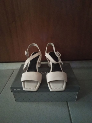 Marco Tozzi beige sandals like new, size 37