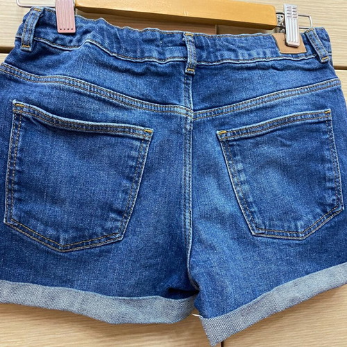 Zara kids denim shorts like new, size 11-12, blue