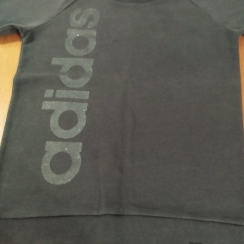 Φούτερ γυναικείο Adidas μαύρο μεταχειρισμένο, μέγεθος S