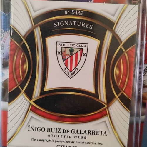 2025-26 Select La Liga Inigo Ruiz de Galarreta Blue Pulsar Autograph card new