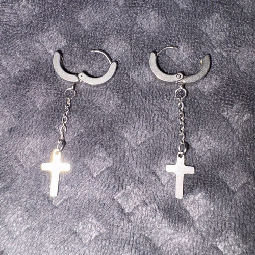 Cross earrings new