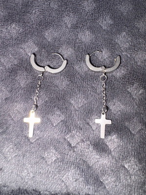 Cross earrings new