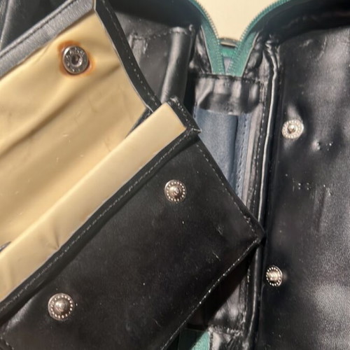 Peterson leather tobacco and pipe pouch used