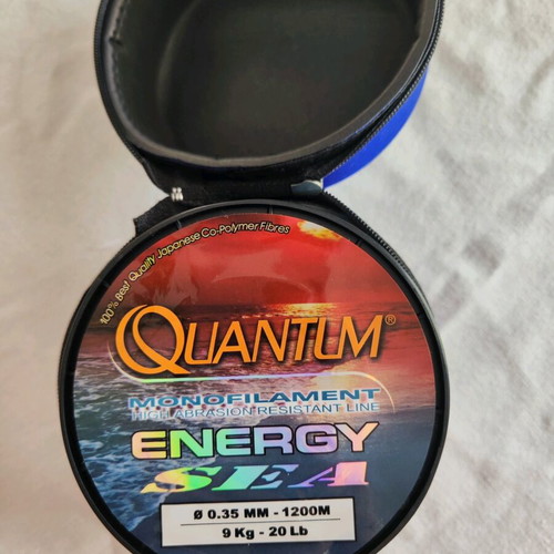 Quantum fishing line 1200 meters 0.35mm new with case