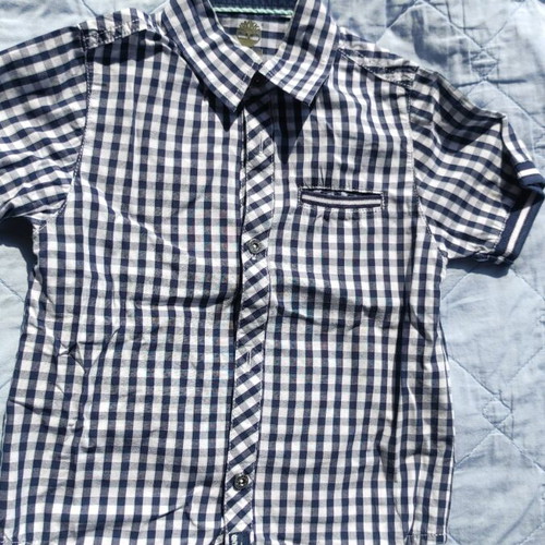 Timberland shirt and pants set for 3-year-old boy like new, blue