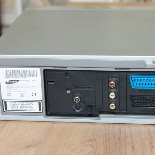 Samsung SV-DVD 50 used VCR with VHS playback only