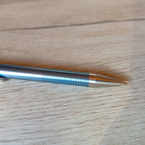 Custom Titanium Pen blue anodising, like new
